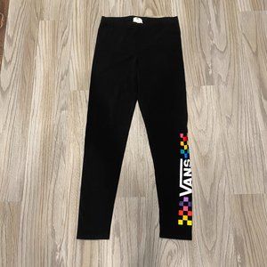 Vans Rainbow Checkered Leggings SZ M